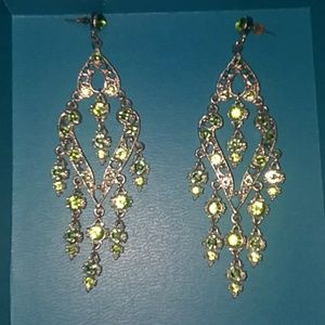 Peridot inspired earrings